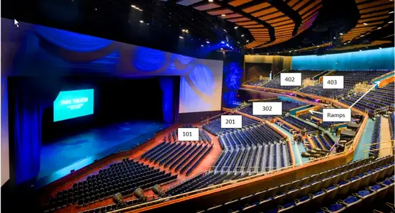 Park Theater Seating ? | Vegas Message Board